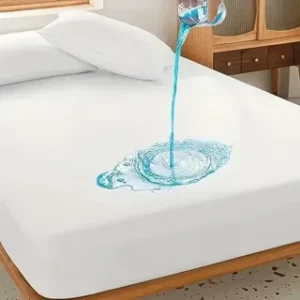 Mattress Protector Fitted white color