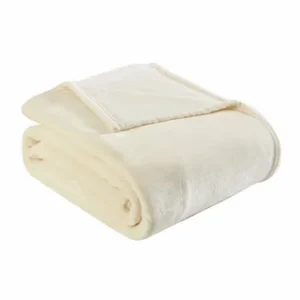 fleece blanket Ivory