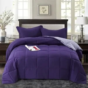 purpel comforter
